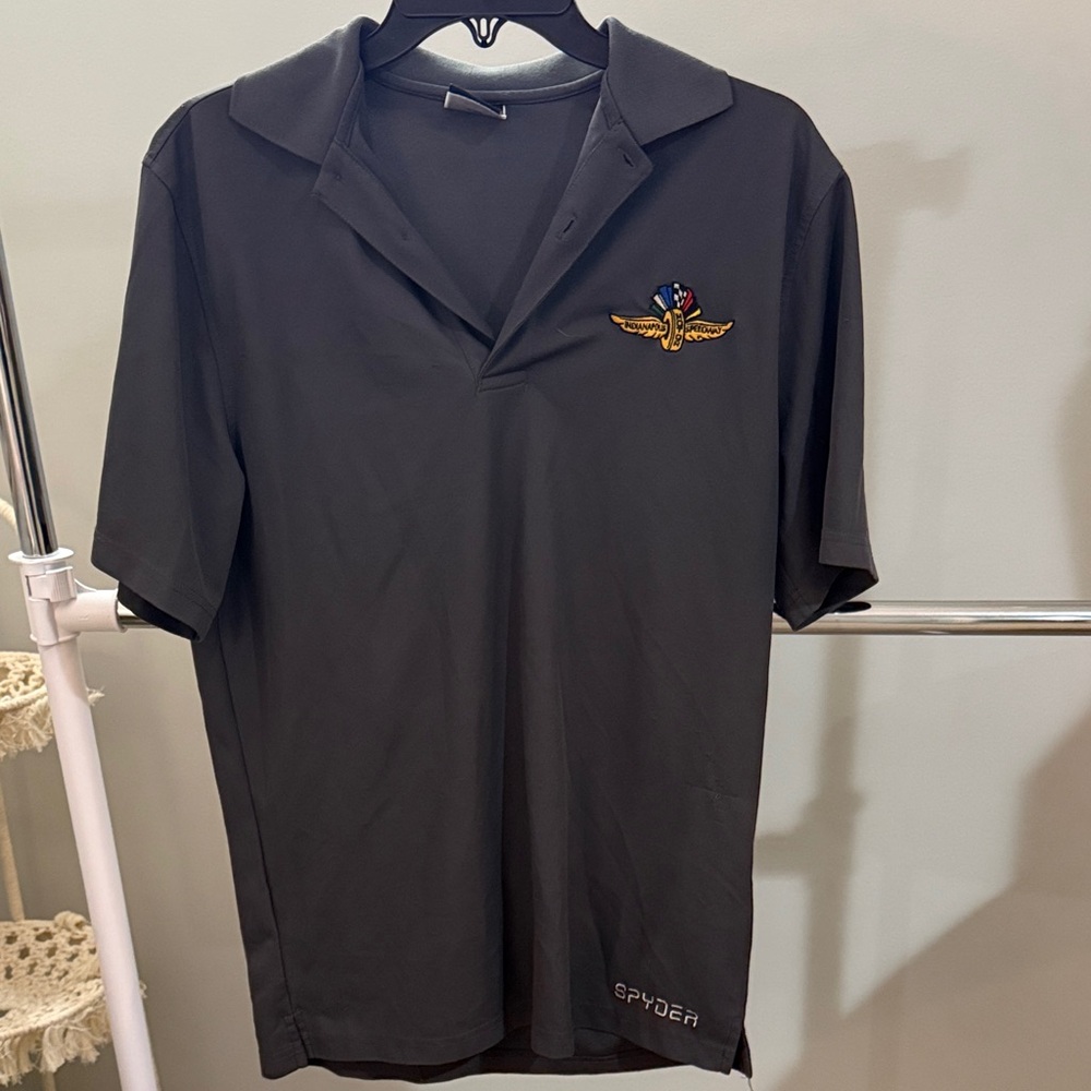 Indy 500 Men's Grey Polo